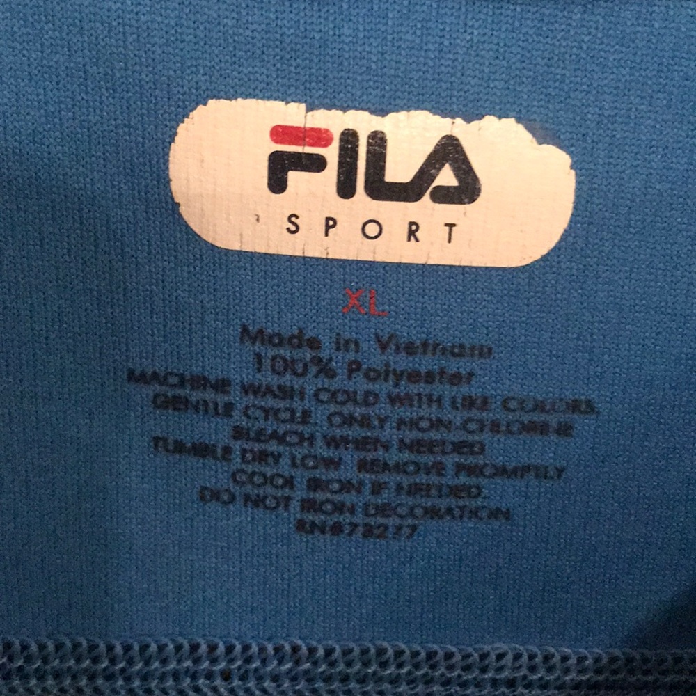 Fila Black and Blue Short Sleeve Tee - Picture 3 of 3